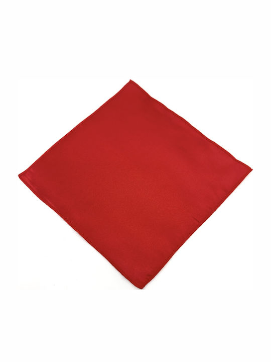 Legend Accessories Σετ Ανδρικής Γραβάτας Μονόχρωμη σε Κόκκινο Χρώμα