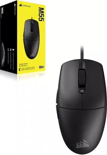 Corsair M55 Gaming Gaming Maus 16000 DPI Schwarz