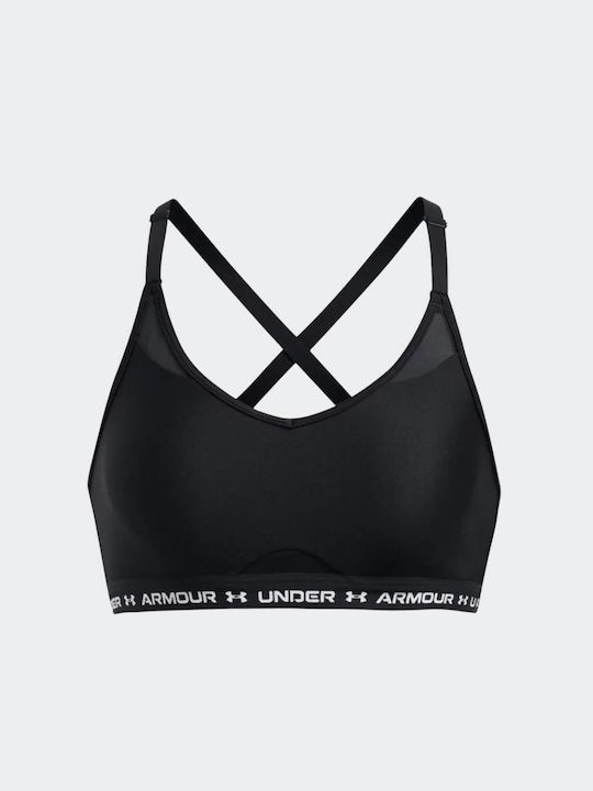 Under Armour Crossback Low Bra Γυναικείο Μπουστάκι Μαύρο