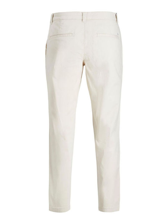 Jack & Jones Herrenhose Chino in Lockerer Passform Ecru