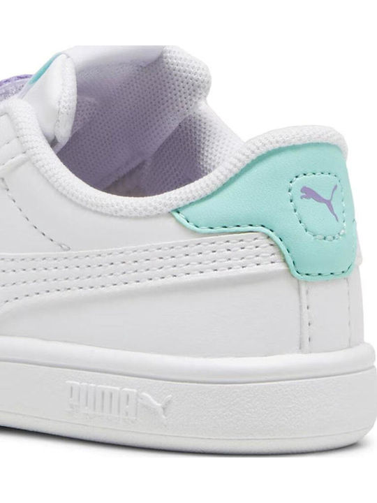 Smash 3.0 Kids Sneakers with Scratch White