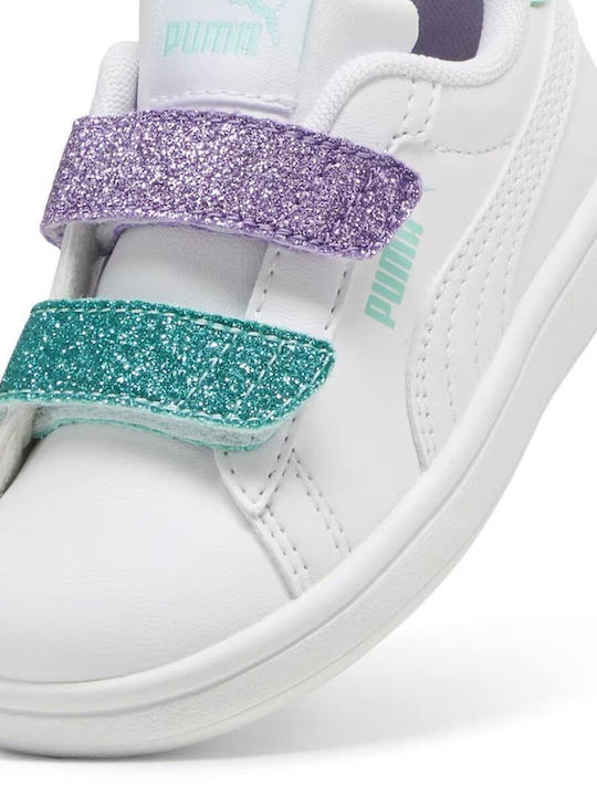 Smash 3.0 Kids Sneakers with Scratch White