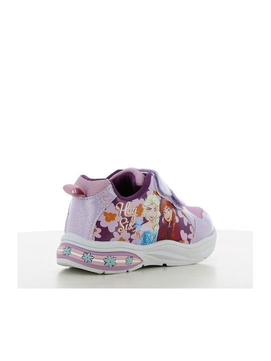 Disney Kids Sneakers with Lights Purple