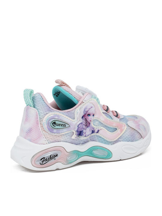 Παιδικά Sneakers με Σκρατς Ροζ