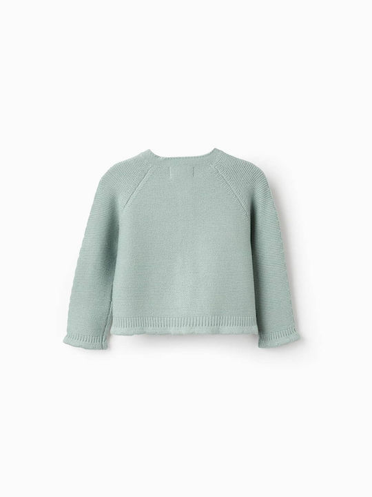 Zippy Kids Cardigan Knitted Mint