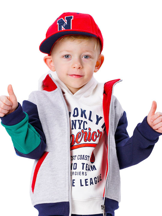 Energiers Kinder-Sweatjacke Mehrfarbig, Melange