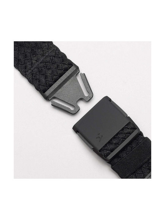 Arcade Men's Knitted Elastic Belt Black