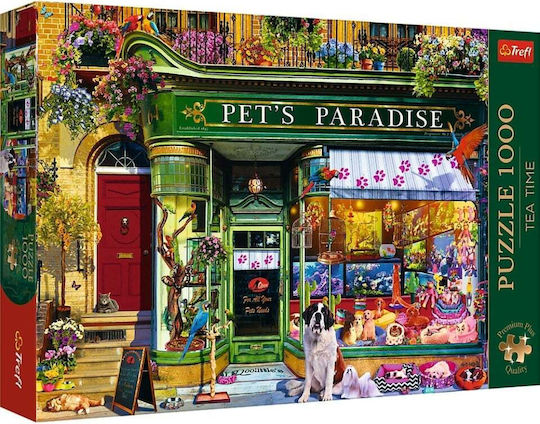 Trefl Puzzle 1000 Premium Plus Ora Ceaiului Paradisul Animalelor
