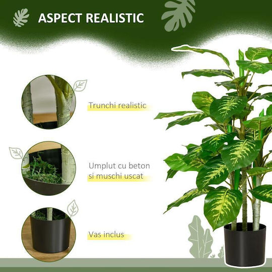 Изкуствено растение в саксия Green 95см