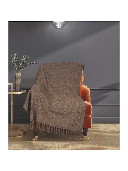 Three-Seater Sofa Throw Maril 180x300cm Gray