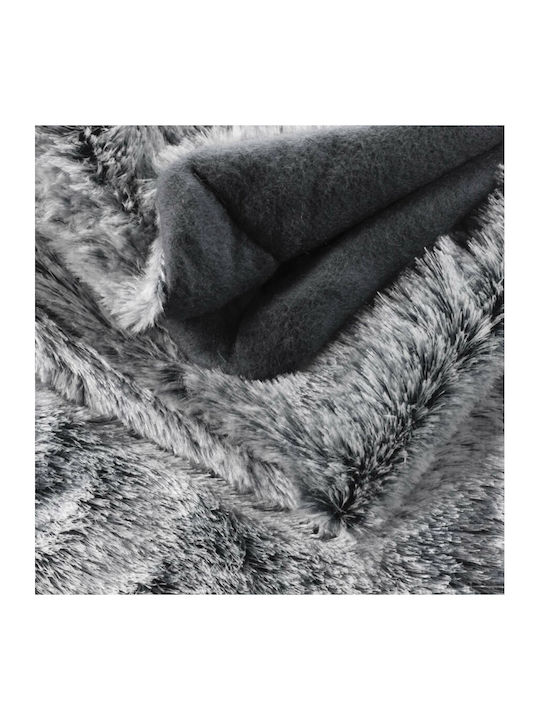 Douceur d'Intérieur Antartic Ριχτάρι Πολυθρόνας Γούνινο 180x220εκ. Grey