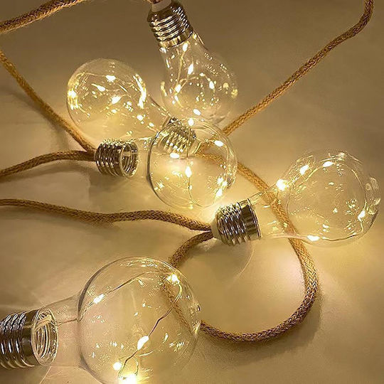 Solar Garland Strend Pro String Type 10 Led Bulbs 3.8 M