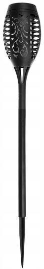 Garden Solar Lamp Gardlov Torch Type Flame 12 Led Warm White 7x51 Cm