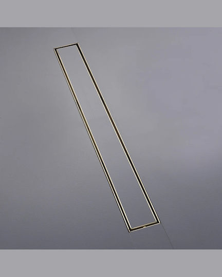 Naron Siphon Boden mit Größe 60x8cm Gold