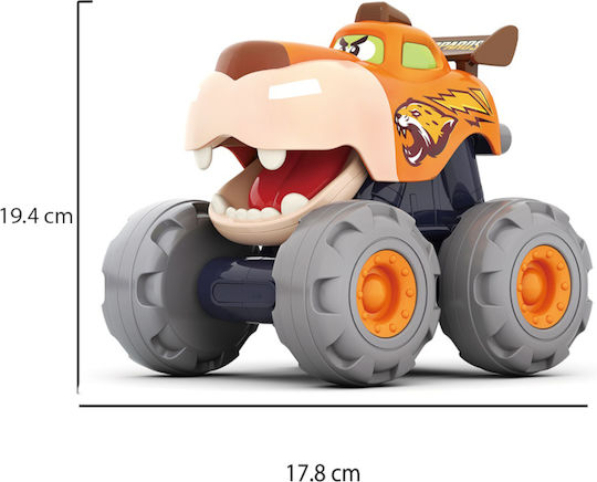 Hola Toys Leopard Truck Monster Truck Pull Back Car For 3+ Years
