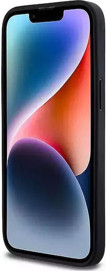 Dkny Pu Leder Wiederholungsmuster Stapel Logo Magsafe Hülle Iphone 14 Pro Max Schwarz