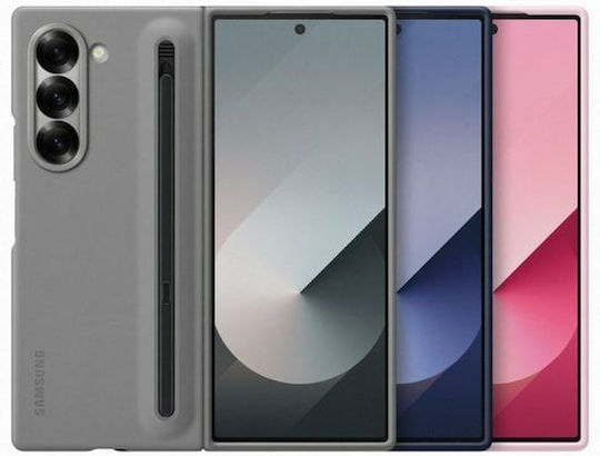 Samsung Umschlag Rückseite Silikon Gray (Galaxy Z Fold6)
