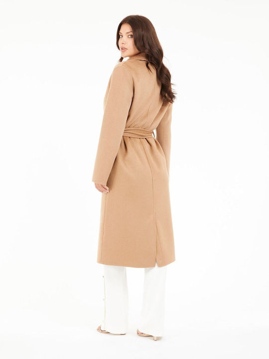 Guess Women's Coat Herb Tan Multi