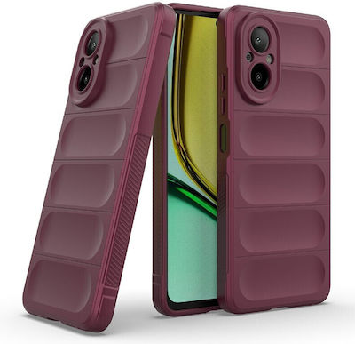 Magic Shield Back Cover Σιλικόνης Μπορντό (Realme C67)