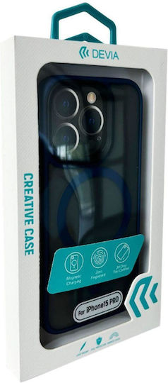 Devia Pino Series Back Cover Silicon Albastru (iPhone 15 Pro)
