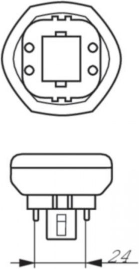 Philips Leuchtstofflampe für Fassung G24q-5 57W