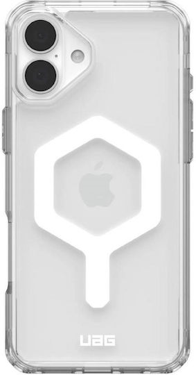 UAG Plyo Magsafe Задна корица Пластмаса Ice/White (iPhone 16 Плюс)