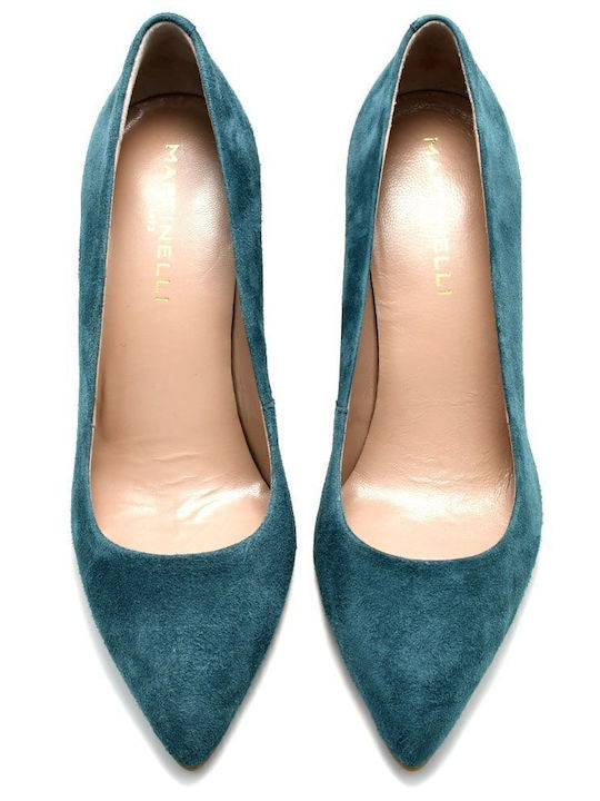 Suede Γόβες Πράσινες