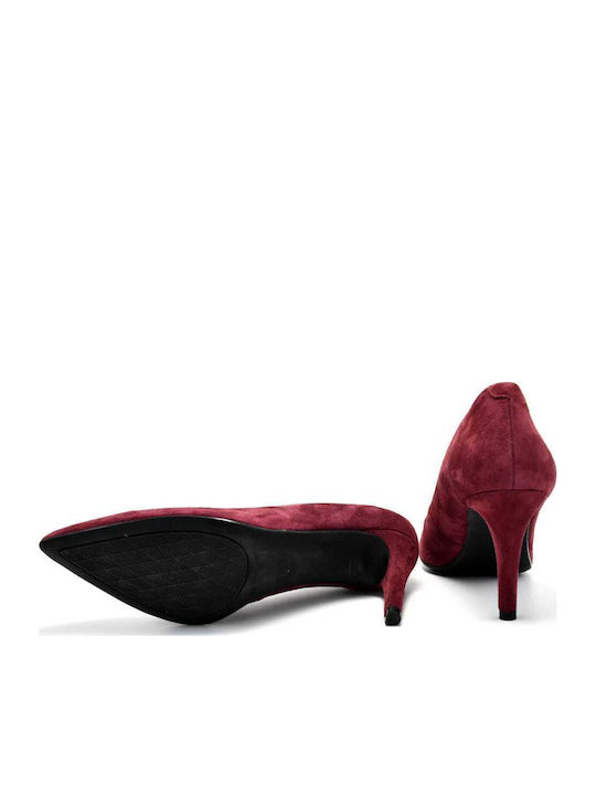 Suede Γόβες Μπορντό