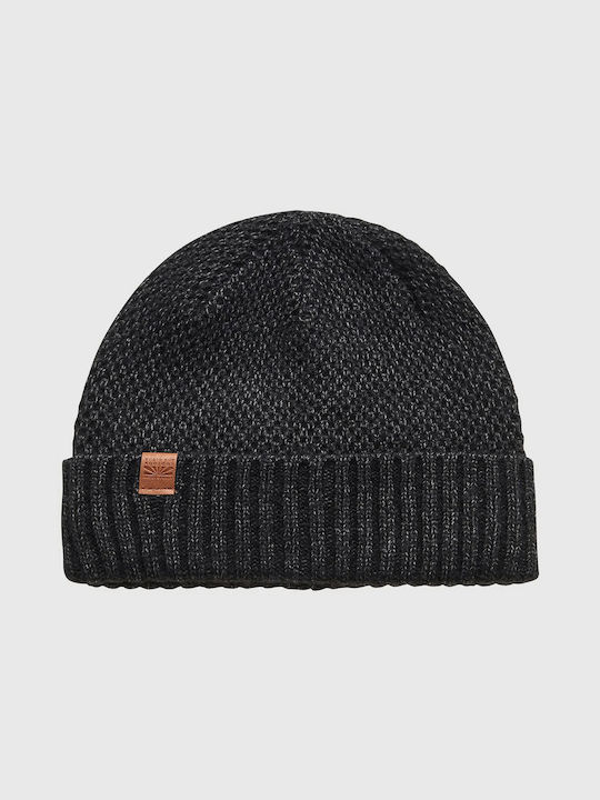 Funky Buddha Beanie Ανδρικός Σκούφος Πλεκτός ANTHRACITE