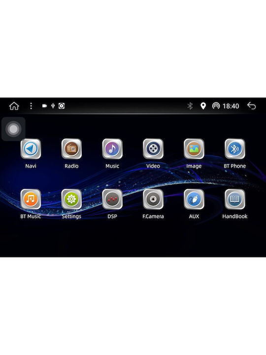 Digital IQ Ηχοσύστημα Αυτοκινήτου 2DIN με Clima (Bluetooth/USB/AUX/WiFi/GPS/Apple-Carplay/Android-Auto) με Οθόνη Αφής 9"