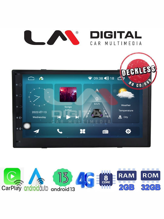 LM Digital Car Audio System with Touchscreen 7" (Bluetooth/USB/WiFi/GPS)