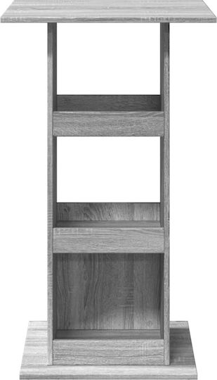 Sonoma Square Wooden Grey Bar Table Sonoma 60x60x102cm