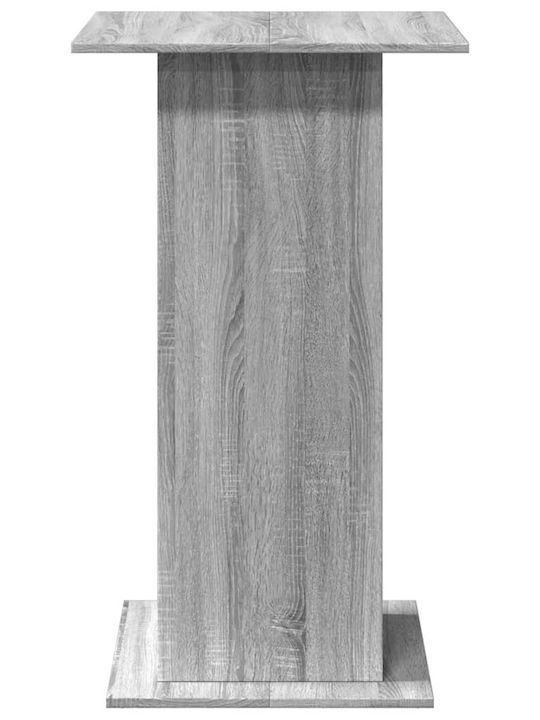 Square Table Bar Wooden Grey Sonoma 60x60x102cm
