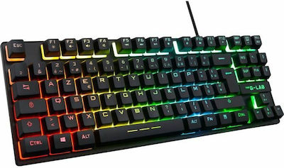 The G-Lab Caesium TKL Gaming Keyboard Tenkeyless with RGB lighting (French)