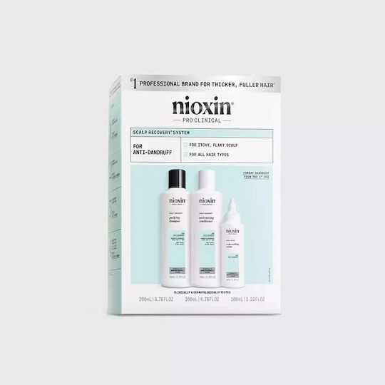 Nioxin Scalp Recovery Haarkur-Set mit Shampoo, Conditioner und Serum 3Stück