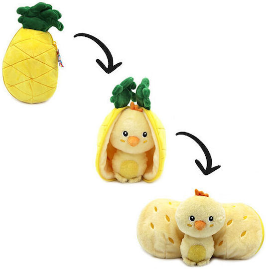 Pluș 24cm les Deglingos Seria Veggie Nugget Pui-ananas