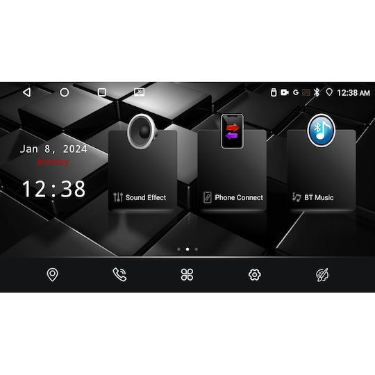 Nakamichi Nam5260 Series 4core Android12 4+64gb Bmw 1series E81 E82 E87 E88 Auto A C Navigation Multimedia Tablet 9" Carplay & Android Auto
