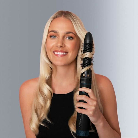 Bellissima Style Expert Air Wander 6 in 1 Ceramic Electric Brush with Air for Straightening and Curls 1000W