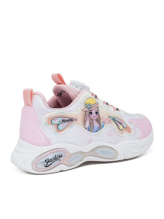Kinder Sneakers White Pink