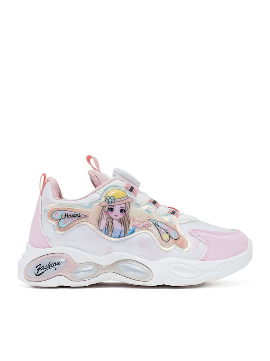 Kinder Sneakers White Pink