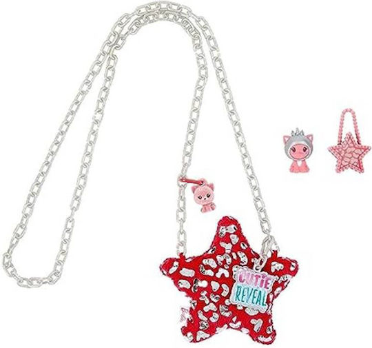 Mattel Λούτρινο Disney Cutie Reveal - Red Star Purse & Accessories Red για 3+ Ετών 13 εκ.