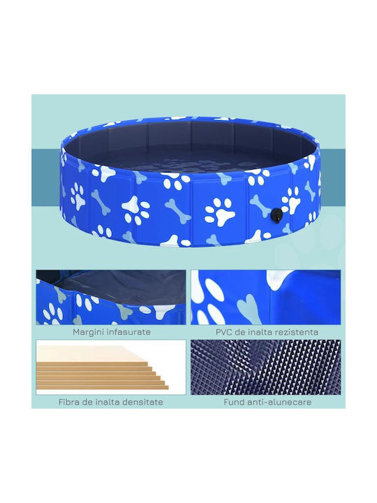 Dog Pool 80εκ. Blue 1pcs
