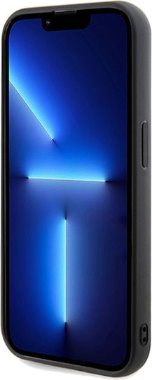 Guess Disco Metal Script Umschlag Rückseite Kunststoff 1.5mm Schwarz (iPhone 14 Pro)