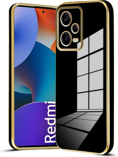 Bodycell Plated Back Cover Σιλικόνης με Λουράκι Χρυσό (Xiaomi Note 12 5G)