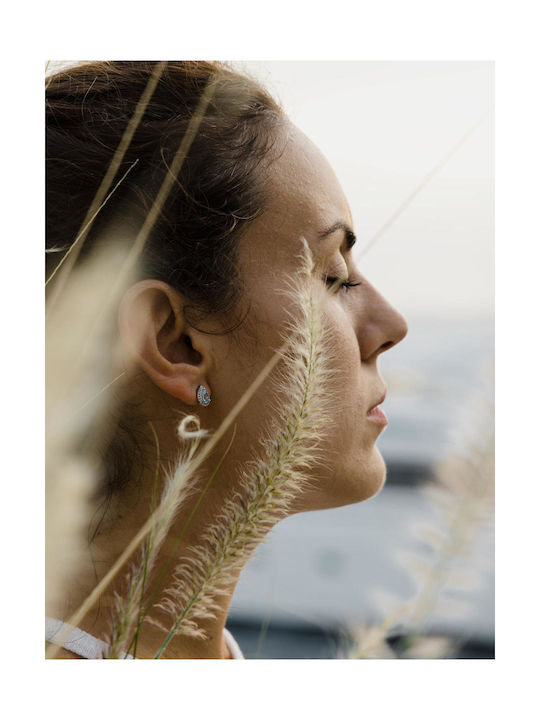 Themelidis Jewels Earrings made of Platinum with Stones