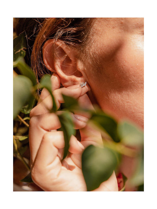 Themelidis Jewels Earrings made of Platinum with Stones