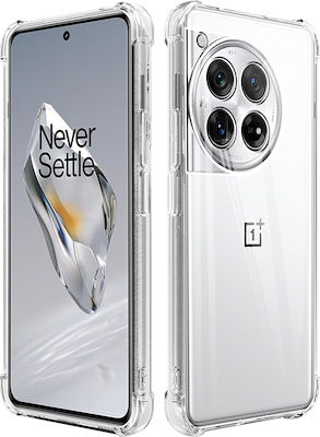 Techsuit Shockproof Clear Back Cover Σιλικόνης Διάφανο (OnePlus 12)