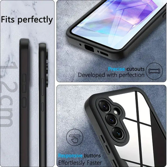 Techsuit ColorVerse 360 Full Cover Σιλικόνης Μωβ (Galaxy A35)