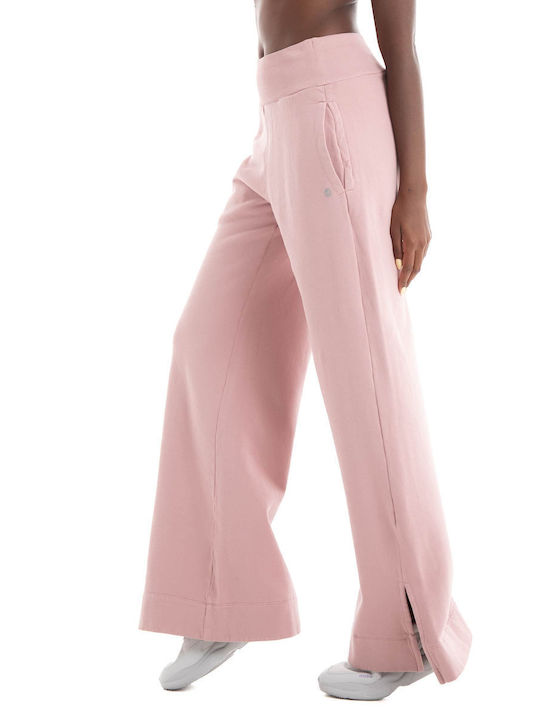 Deha Damen Stoff Palazzo-Hose Dusty Pink