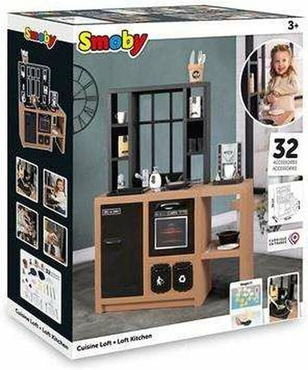 Smoby Kids Kitchen Loft for 13+ Years Old 32pcs